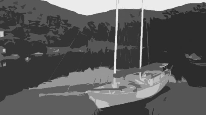 Morning Star sails open